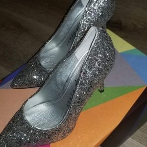 Silver heels